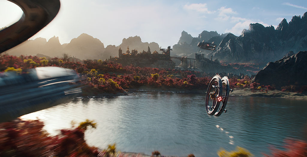 Previs was essential in mapping out the major action sequences.