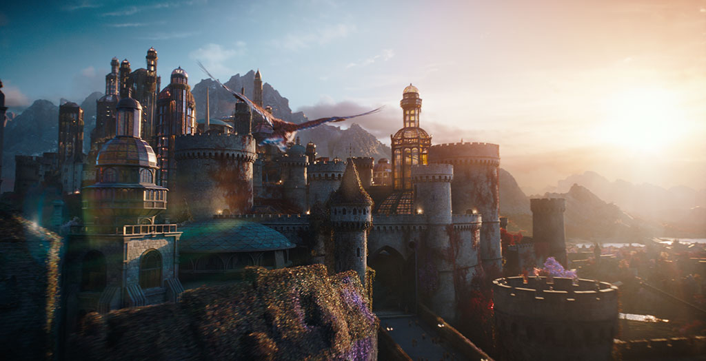 The capital city of Eternos was a significant environment build.