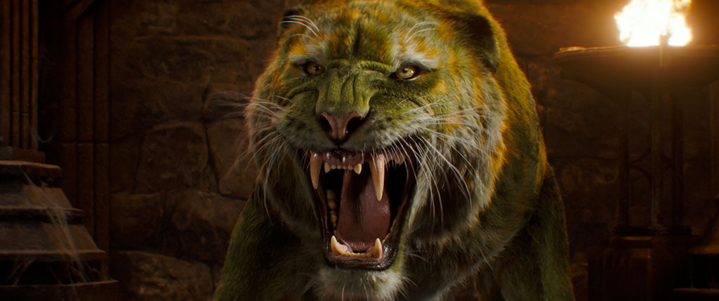 Cringer was a straightforward creature to animate.