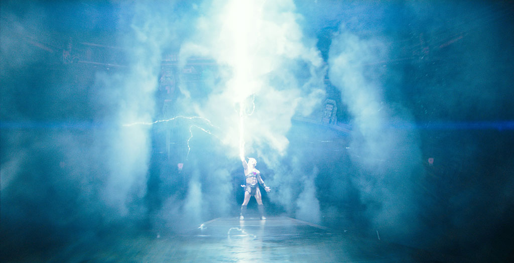 The He-Man transformation was one of the hardest shots to execute.