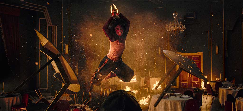 The fire ax sequence is an audience favorite.