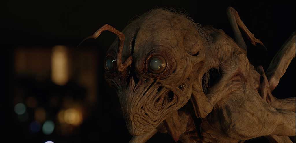 Rendering what the creature would look like, including all textures and lighting.