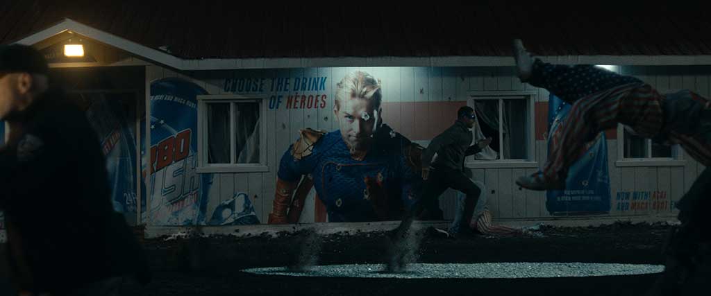 Bullet hits were among the invisible visual effects work.