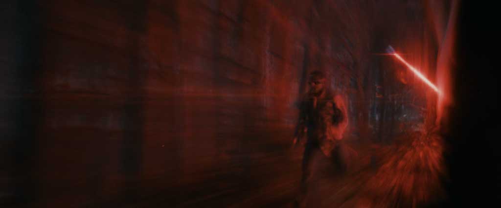 The sequence in which Homelander chases A-Train relied heavily on digital environment work.