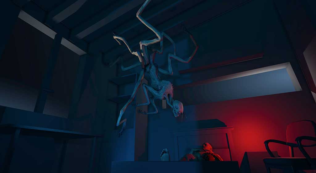 Animation test for a creature that moved in a style dubbed ‘geriatric parkour.’