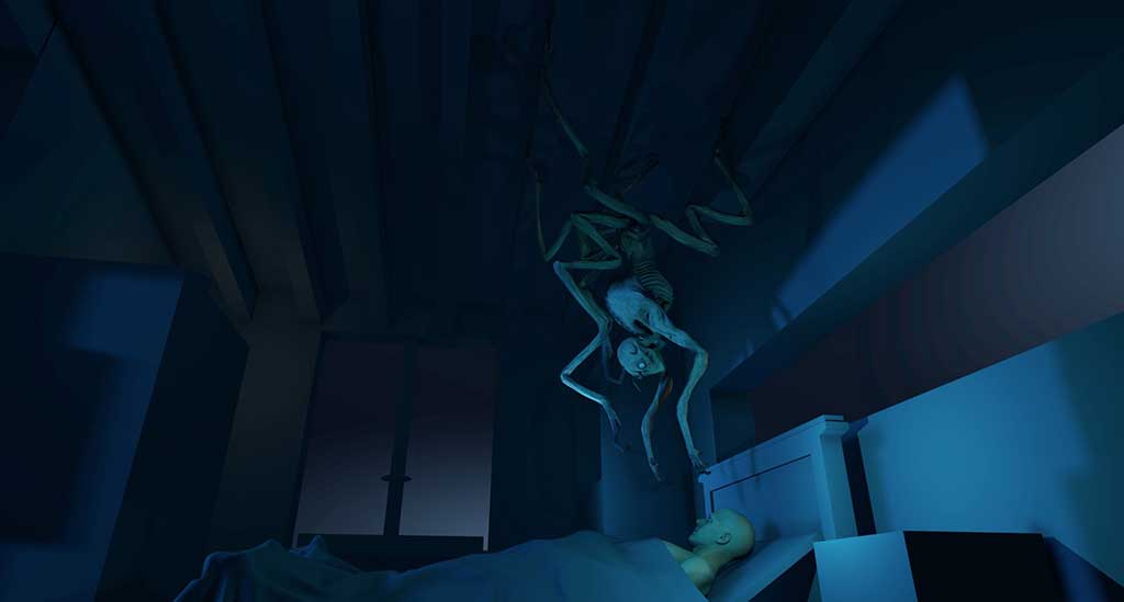 The animation tests assisted in figuring out how to best utilize the eight limbs of the creature.