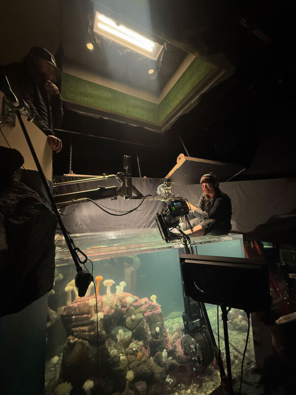 One of the tricky aspects was matching the water in the plate photography.
