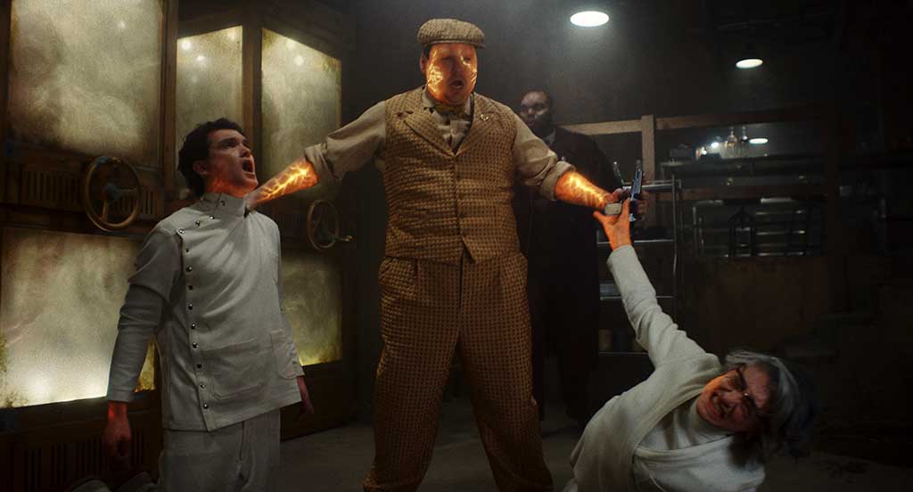 Andrew Lewis Caldwell portrays Dirk Leydon/Megawatt, who has the ability to manipulate electricity.