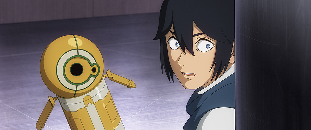 Four Nines follows the tradition of R2-D2 as a cute, clever partner to the protagonist.
