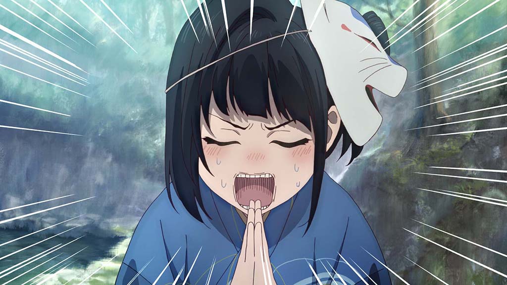 The chibi animation style creates a great comic effect, especially when it involves Inako.