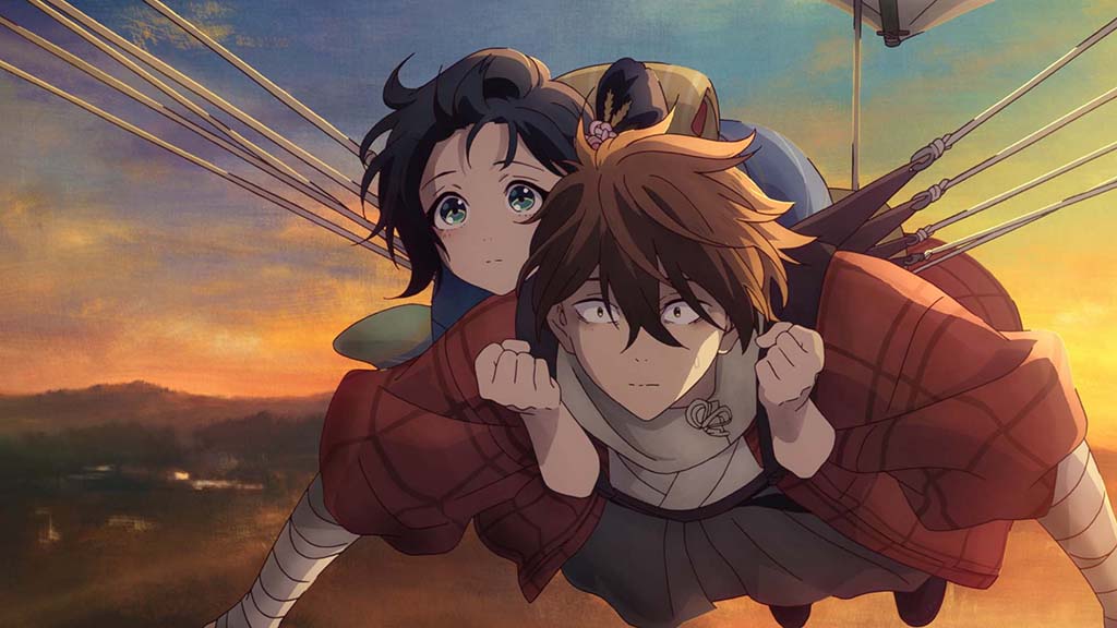 The highlight of the rooftop escape is how beautifully the background art meshes with the digital animation, mimicking the ascent of an actual camera.