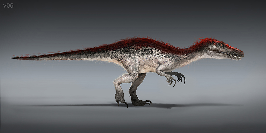 Various paint-overs for a Baryonyx.